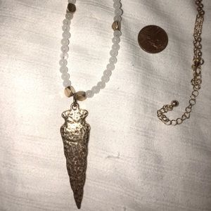 Arrowhead logo necklace
